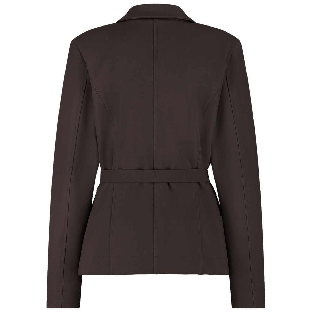 Espresso travel blazer Elin bonded - Capuchon Fashion