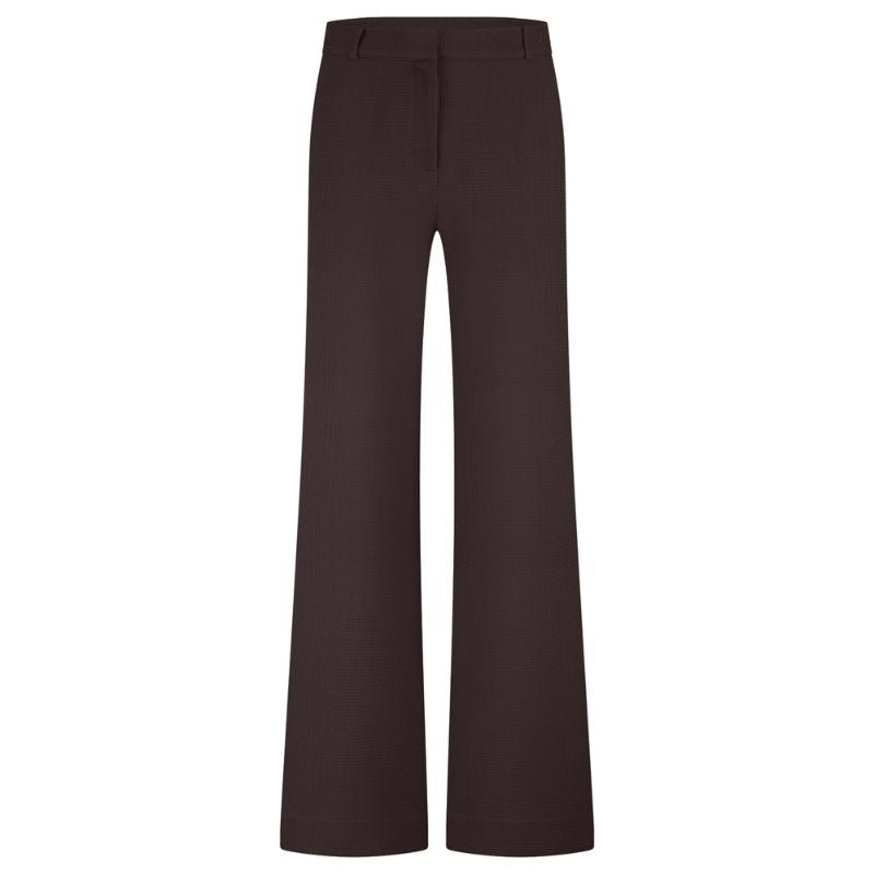 Espresso trousers Lexie waffle - Capuchon Fashion
