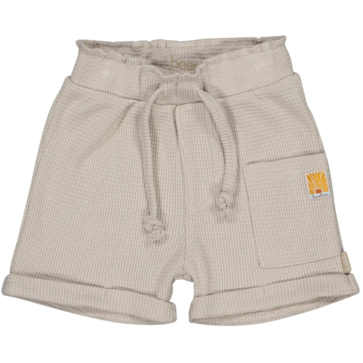 Fog grijze short Waffle 261089 - Capuchon Fashion