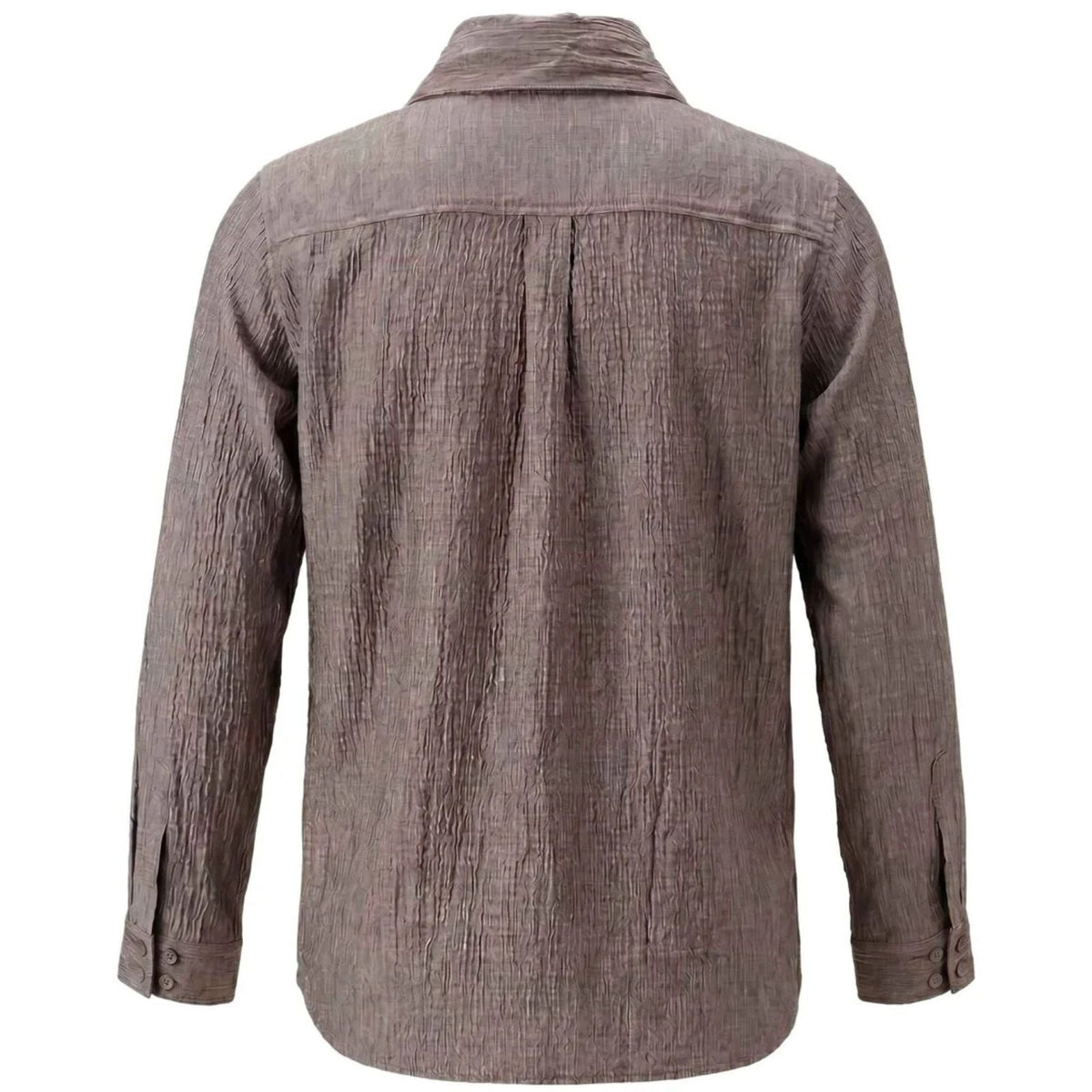Funghibruine sjaal blouse 633133 - Capuchon Fashion