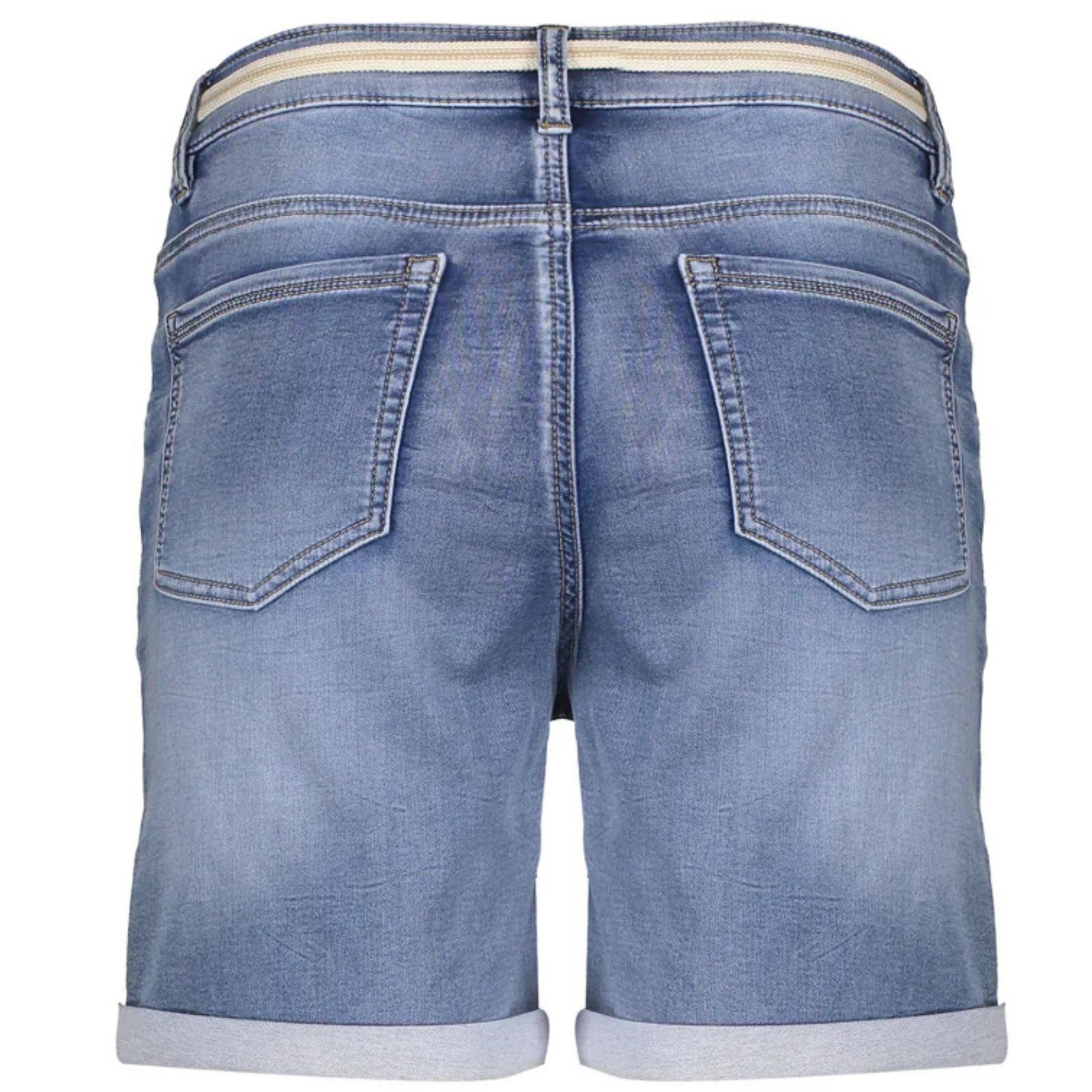 Mid Blue Denim short denim jeans Frances