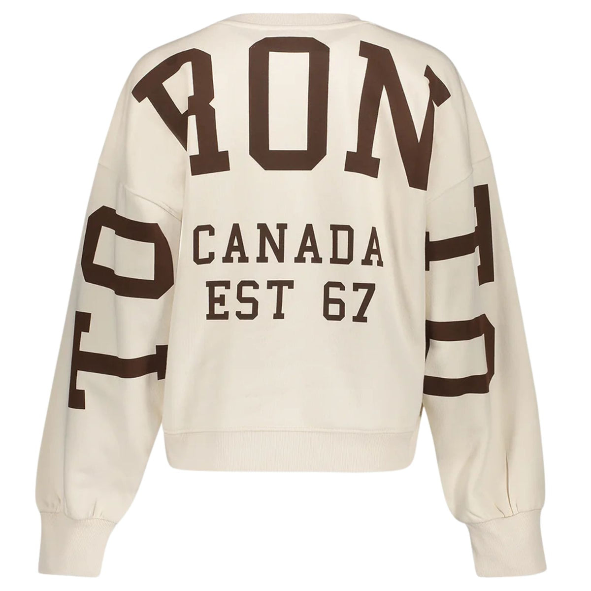 Beige backprint sweater Toronto 62607