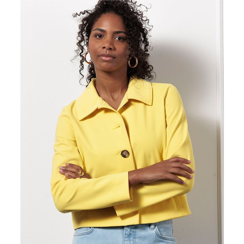 Golden Yellow jacket Clarris bonded - Capuchon Fashion