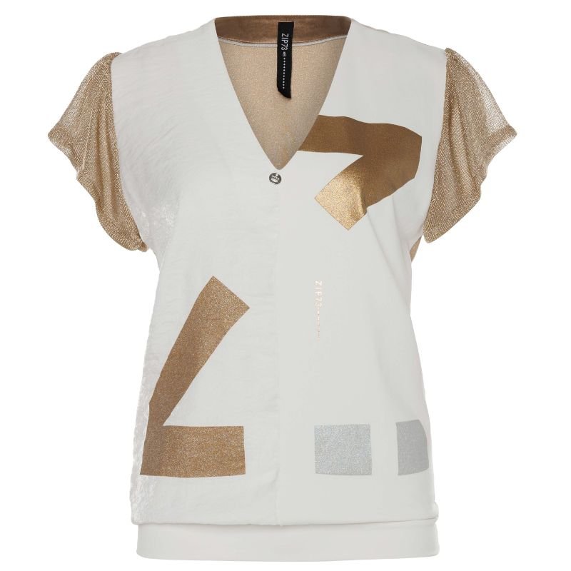 Gouden top 2 - Half - Capuchon Fashion