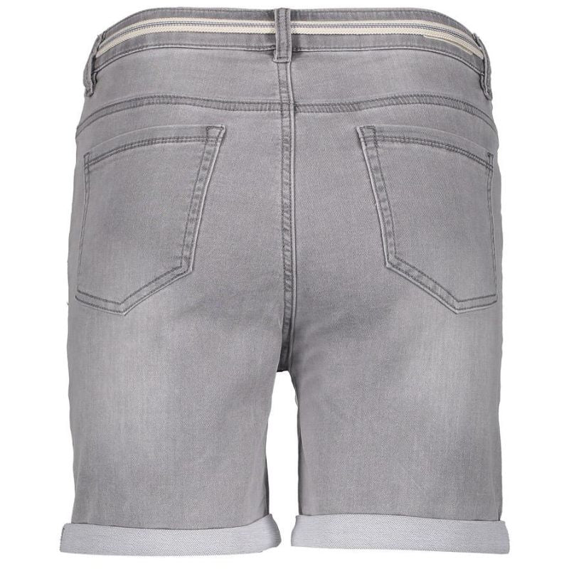 Grey Denim jogg short 51005 - Capuchon Fashion