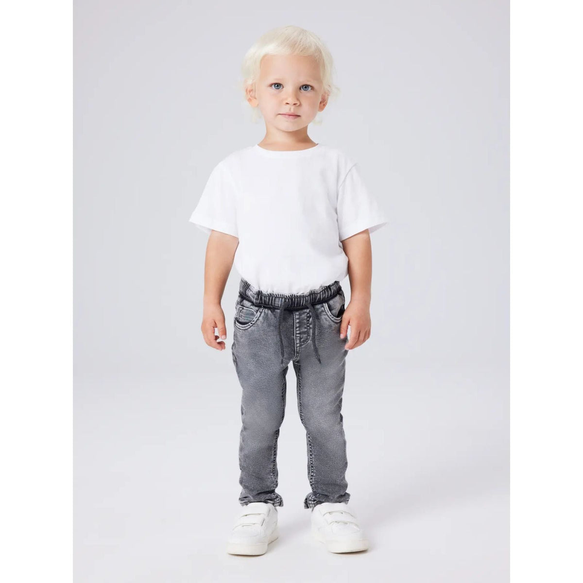 Grey Denim slim jog jeans Ryan - Capuchon Fashion