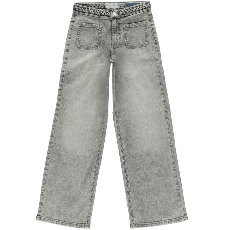 Grey Used wide leg pocket jeans Holy - Capuchon Fashion