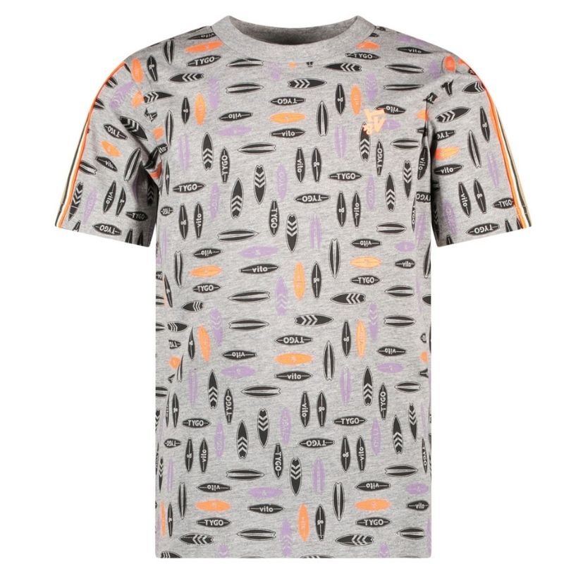 Grijs t-shirt Desmond - Capuchon Fashion