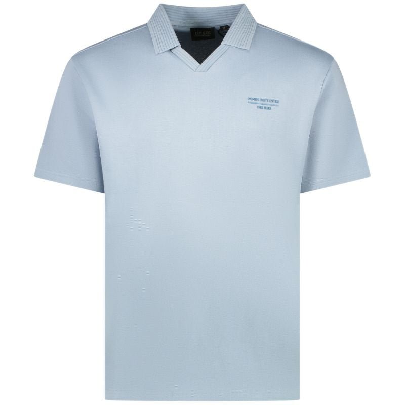 Grijsblauwe polo Capo - Capuchon Fashion