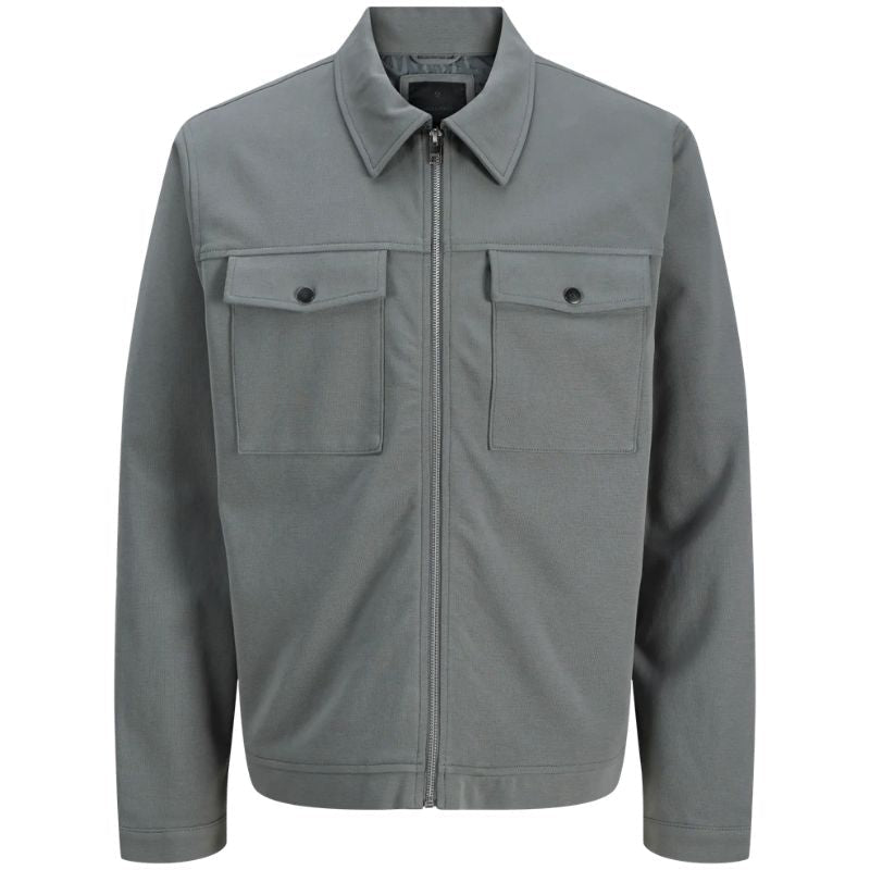 Grijsgroen sweat overshirt Blanewpete - Capuchon Fashion