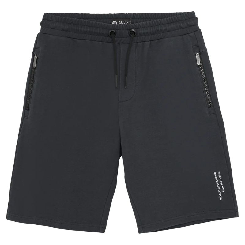 Grijze jogshort Rellix Print - Capuchon Fashion