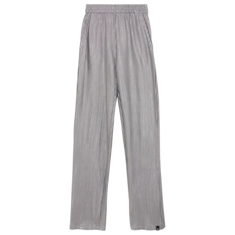 Grijze wide pant Metallic - Capuchon Fashion