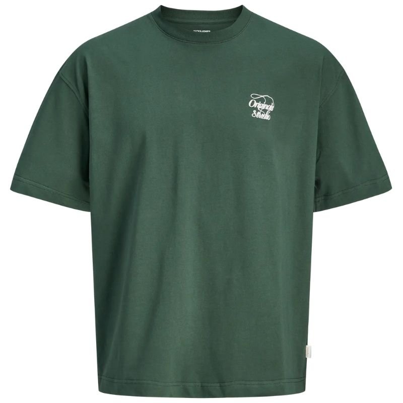 Groen crew neck t-shirt Niagara Typo - Capuchon Fashion