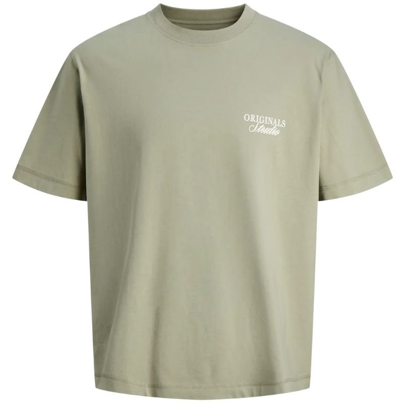 Groen crew neck t-shirt Norrebro Typo - Capuchon Fashion