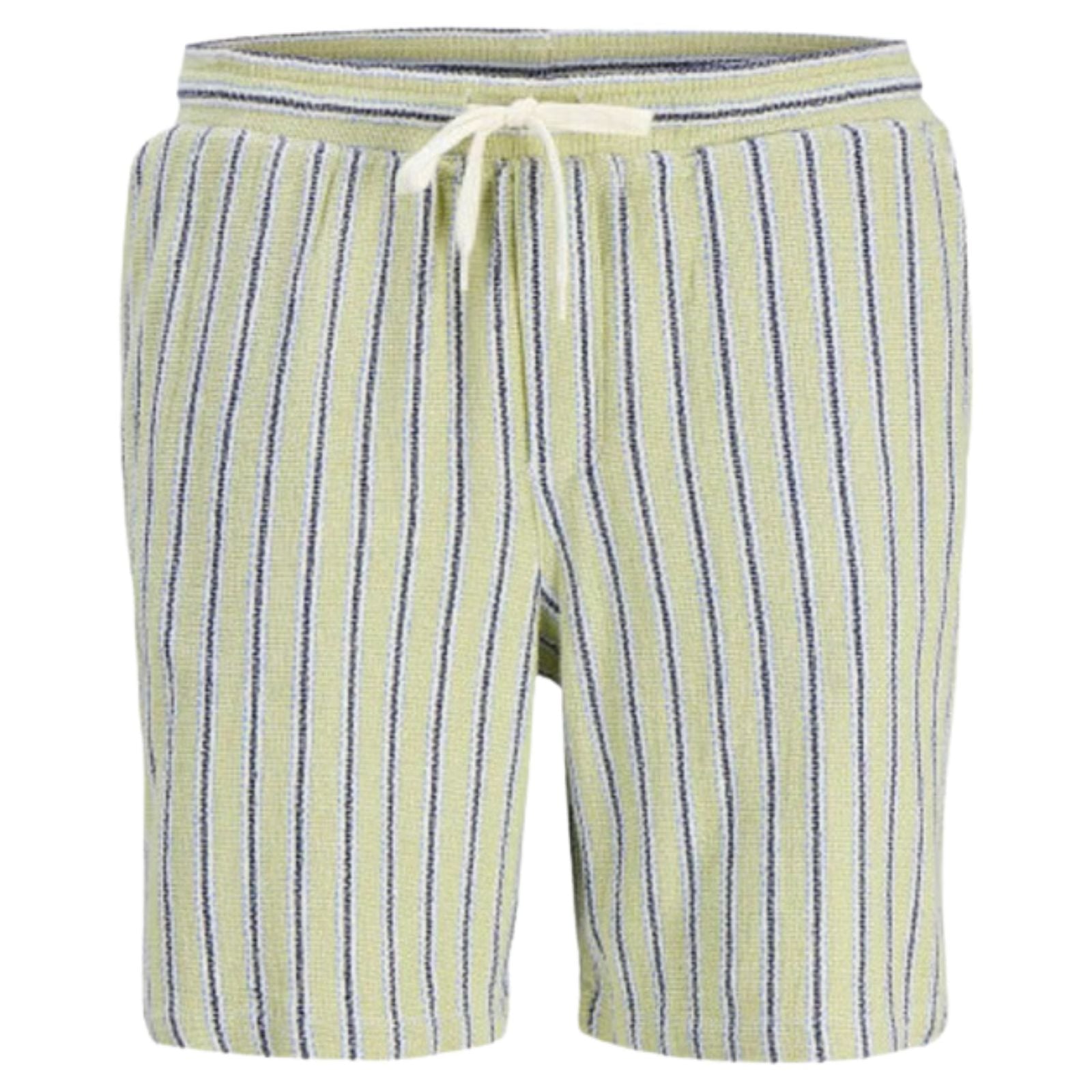 Groen geprinte relaxed fit short Jaiden - Capuchon Fashion