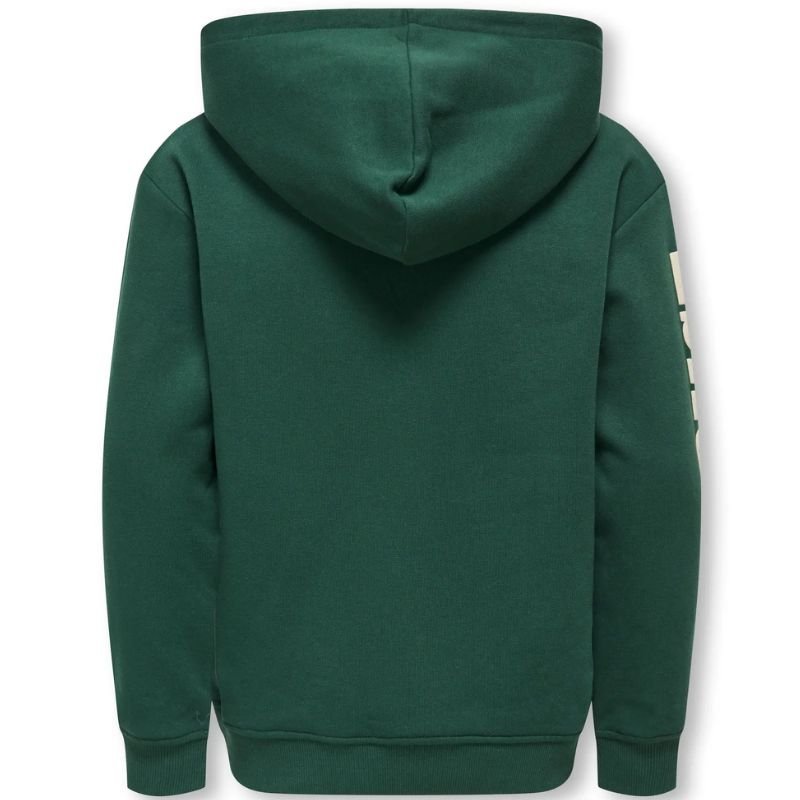 Groen geprinte tekst hoodie Diana - Capuchon Fashion