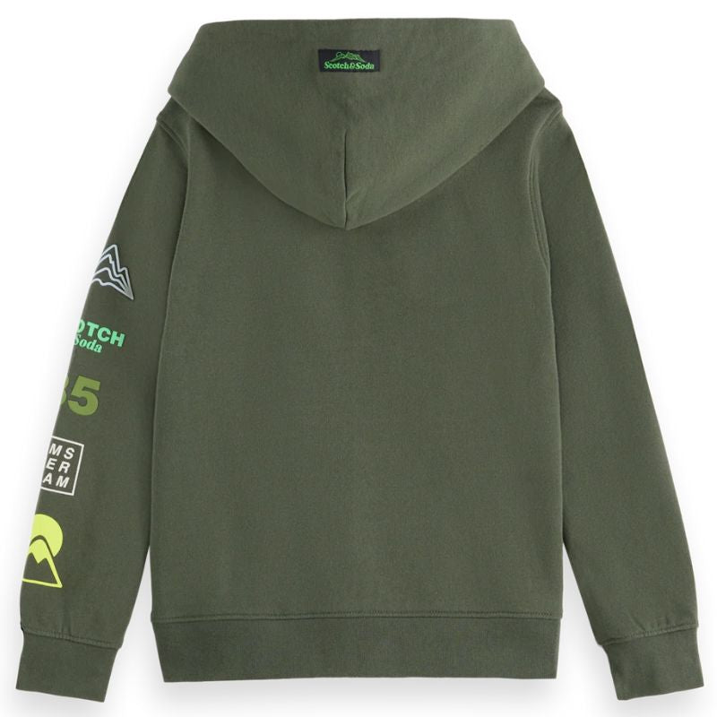 Groen regular fit artwork vest - Capuchon Fashion