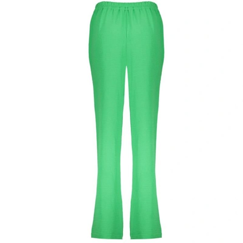 Groene crinckle broek 51127 - Capuchon Fashion