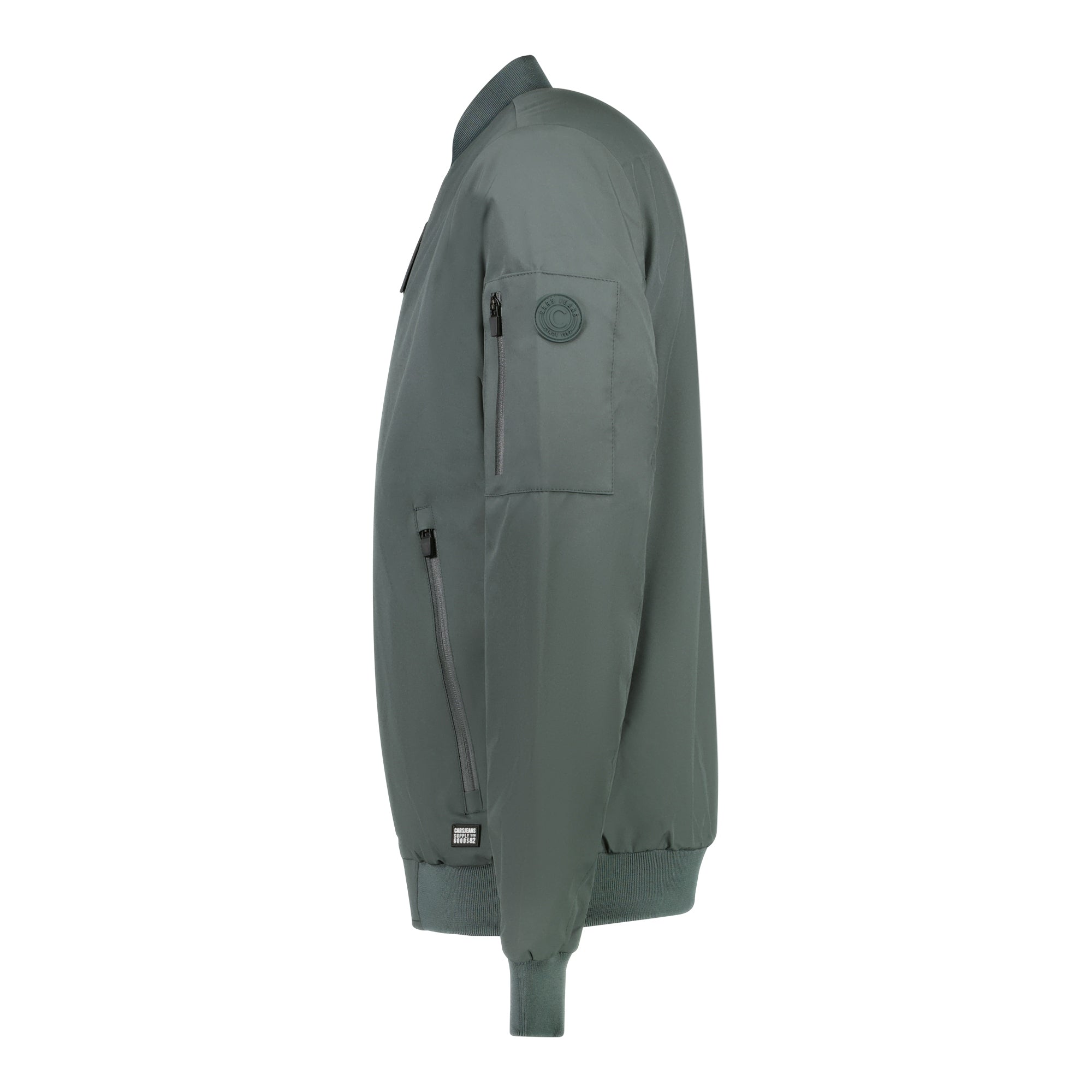 Groene jacket Fethers - Capuchon Fashion