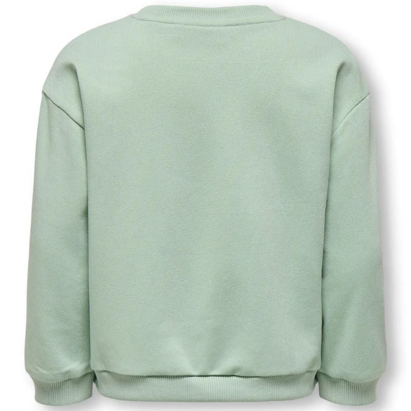 Groene loose fit geprinte sweater Sina - Capuchon Fashion