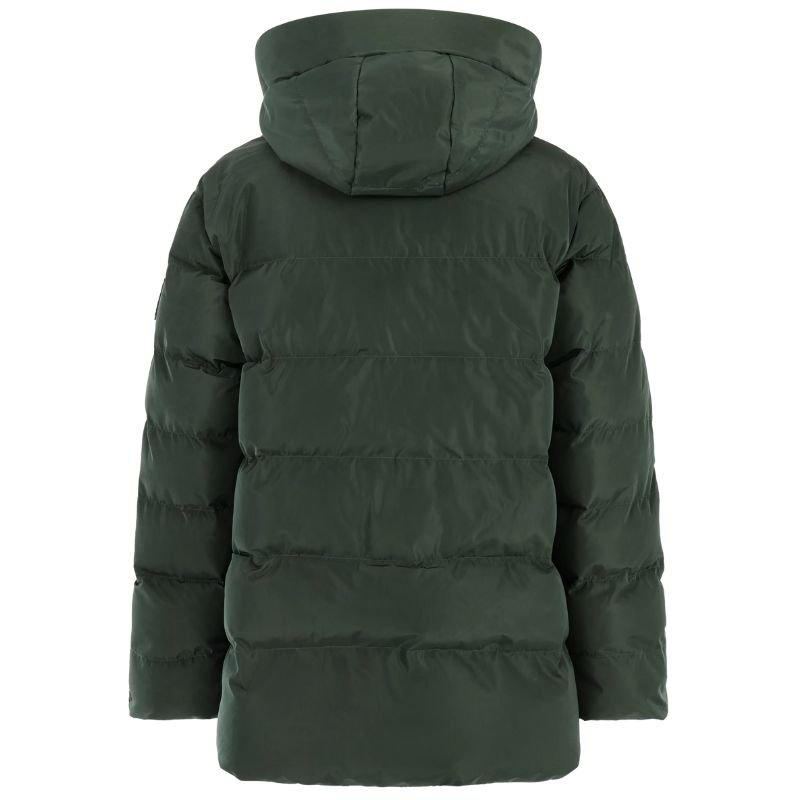 Groene puffer snowjacket Dillon - Capuchon Fashion