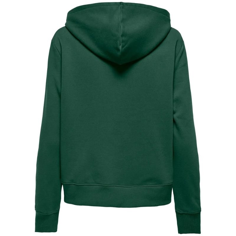Groene teddy cropped hoodie Lyna - Capuchon Fashion