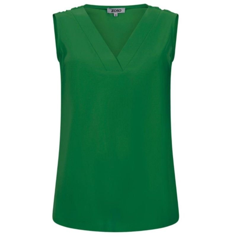 Groene top Suzette - Capuchon Fashion