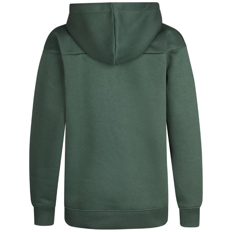 Groene zip hooded sweater SWH339 - Capuchon Fashion