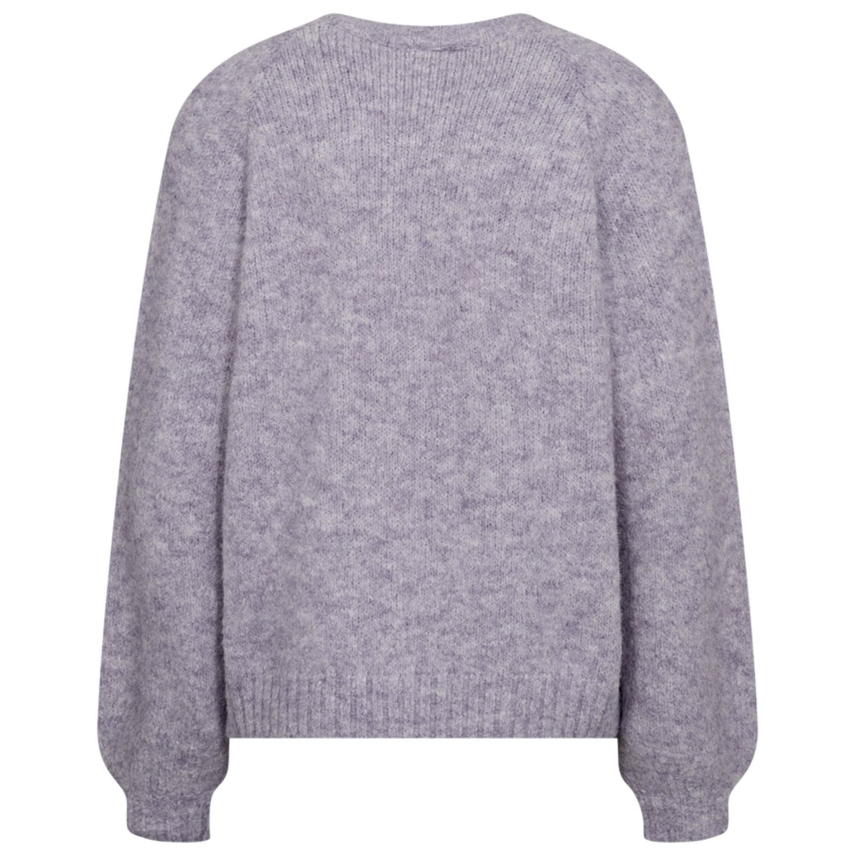 Iris Melange hartjes knopen vest Louisa - Capuchon Fashion