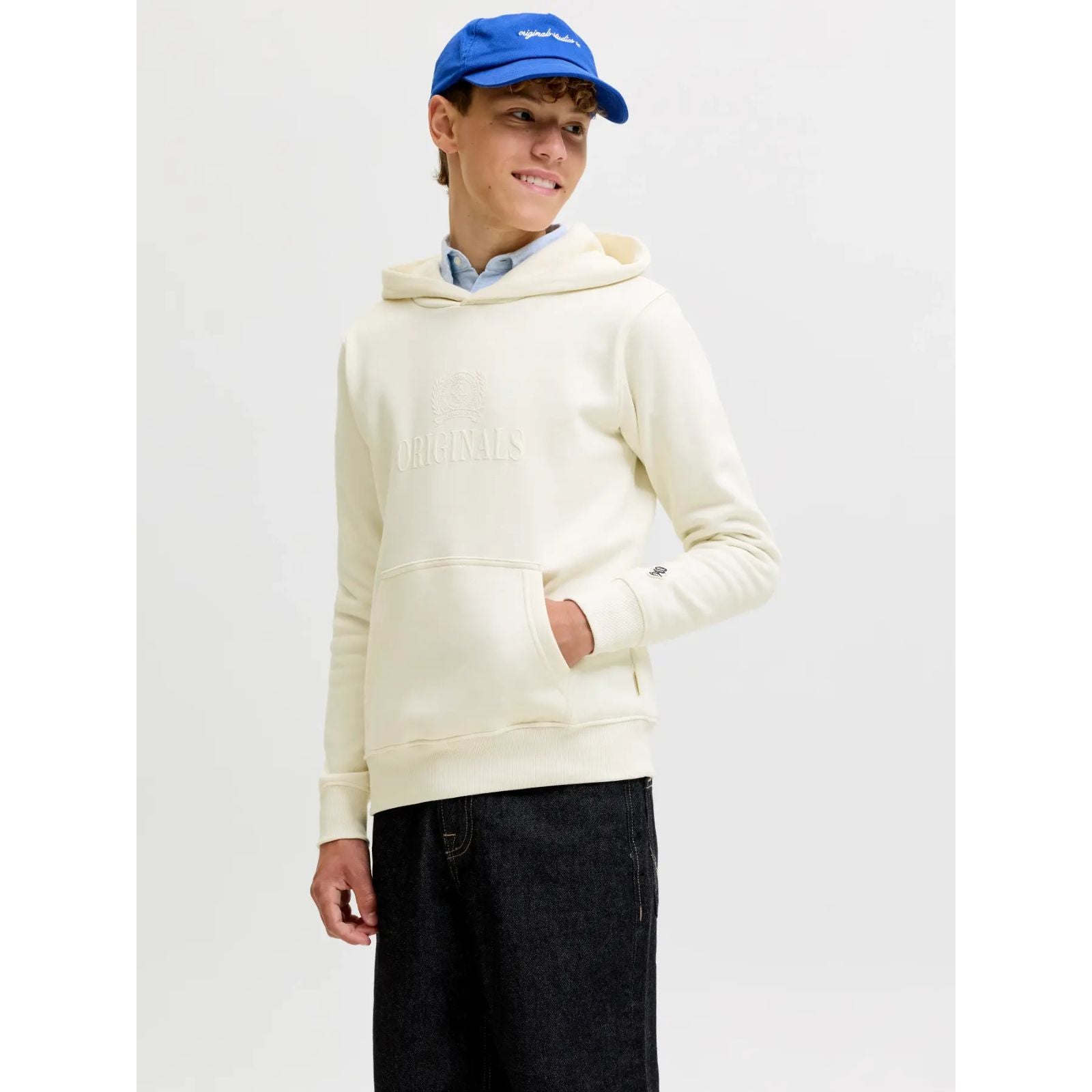 Whisper White sweat hoodie Frederiksberg Monogram