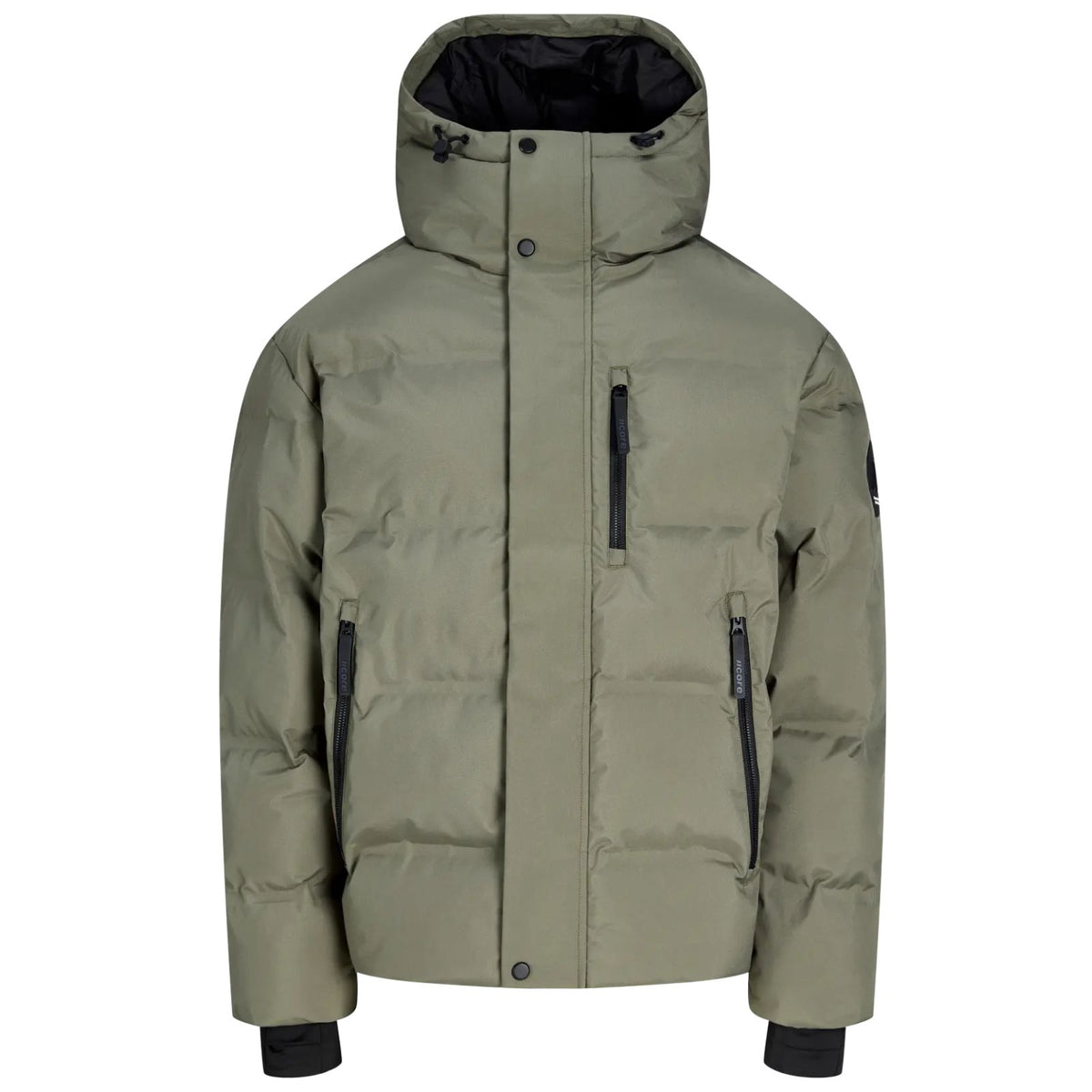 Olijfgroene puffer jacket Trace Alpha