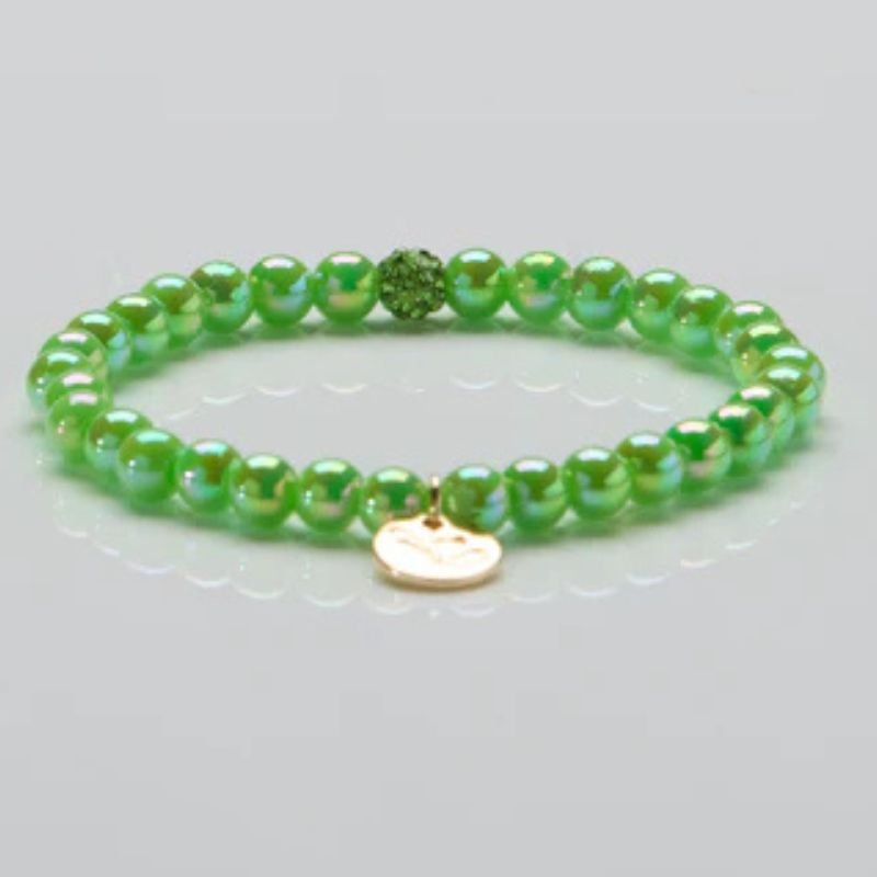 Jade Glow parelarmband 6mm - Capuchon Fashion