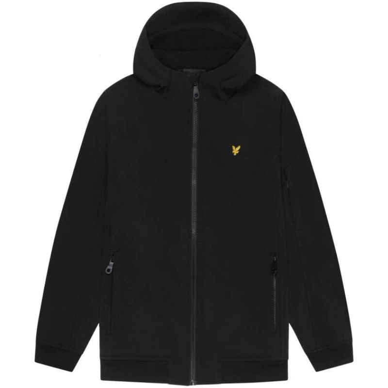 Jet Black Softshell hooded jacket - Capuchon Fashion
