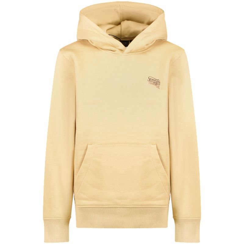 Khaki geprinte backprint hoodie Lence - Capuchon Fashion