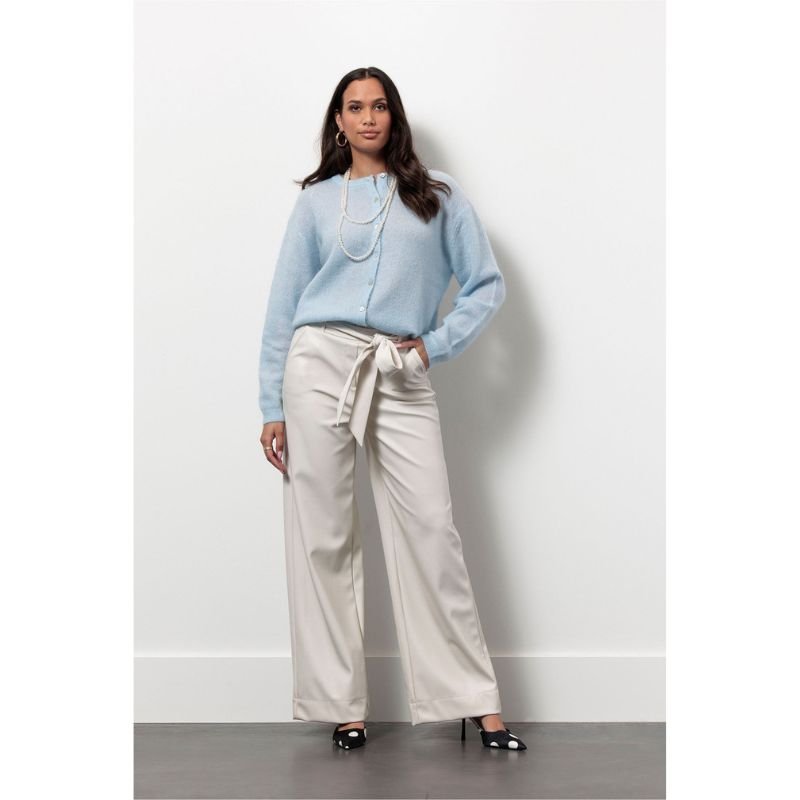 Kit beige faux leather trousers Lexie - Capuchon Fashion