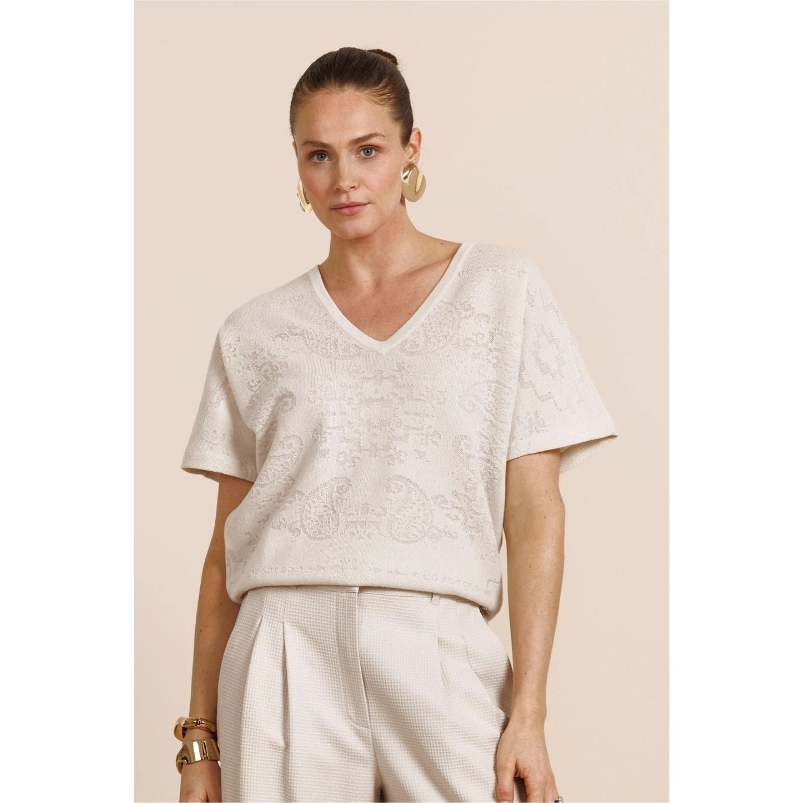 Kit geprinte top Robin paisley - Capuchon Fashion