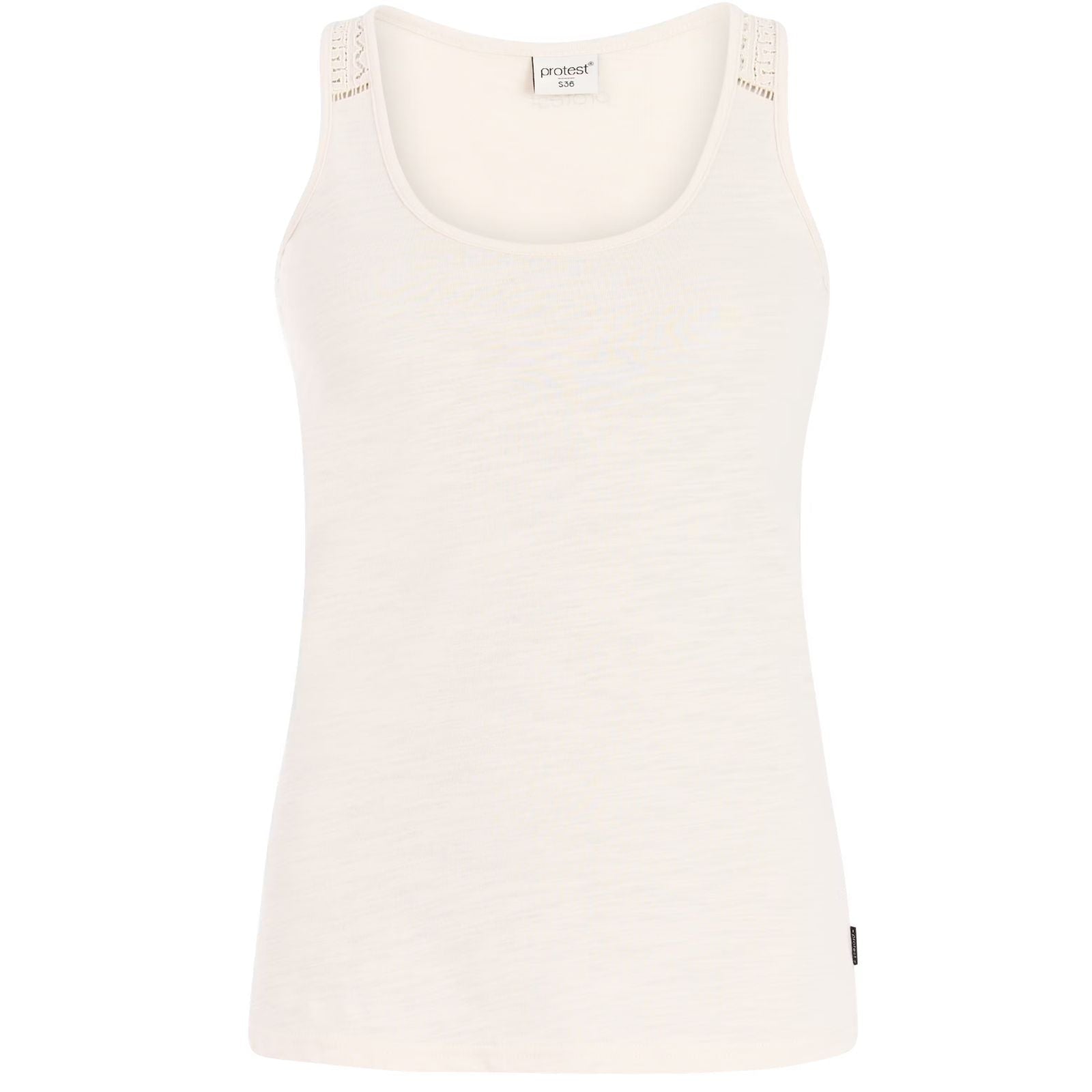 Kitoffwhite slub jersey singlet Impulses - Capuchon Fashion