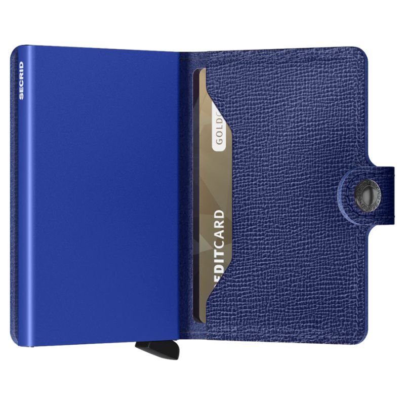 Kobaltblauwe miniwallet Crisple Cobalt - Capuchon Fashion