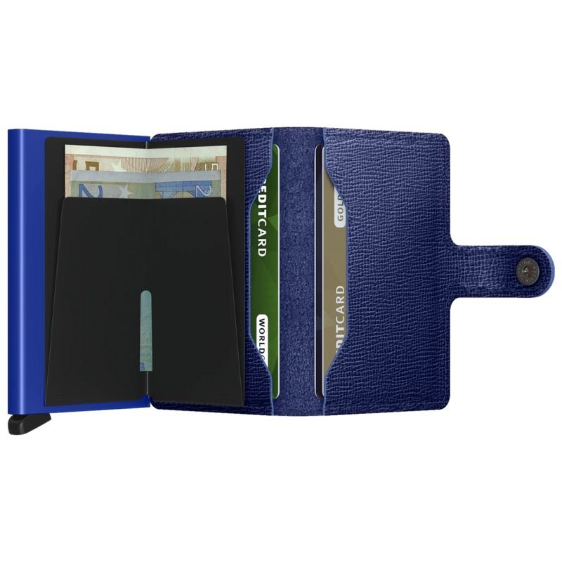 Kobaltblauwe miniwallet Crisple Cobalt - Capuchon Fashion