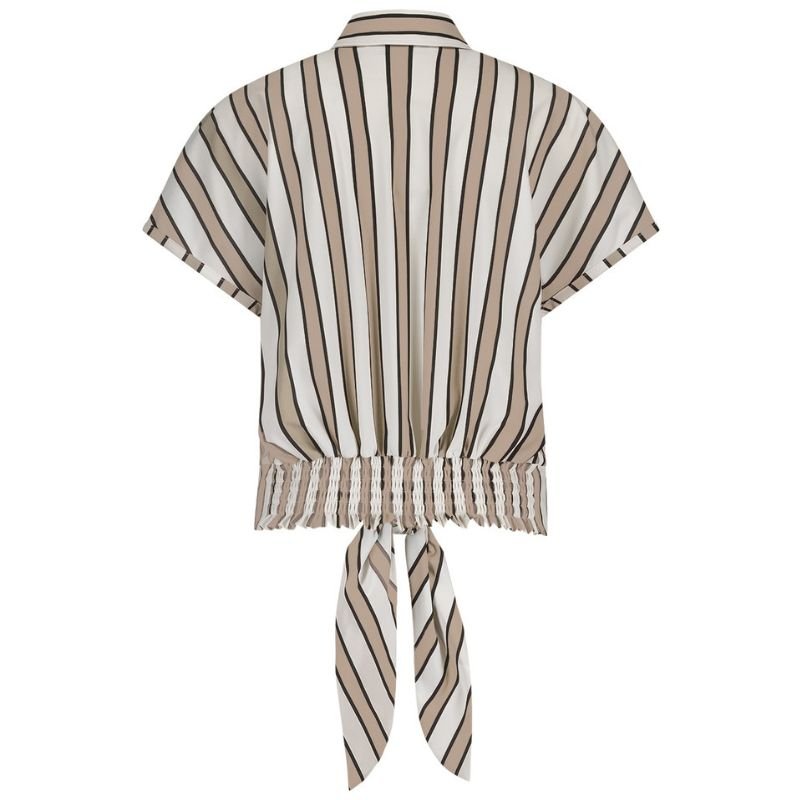 Latte blouse Lena stripe - Capuchon Fashion
