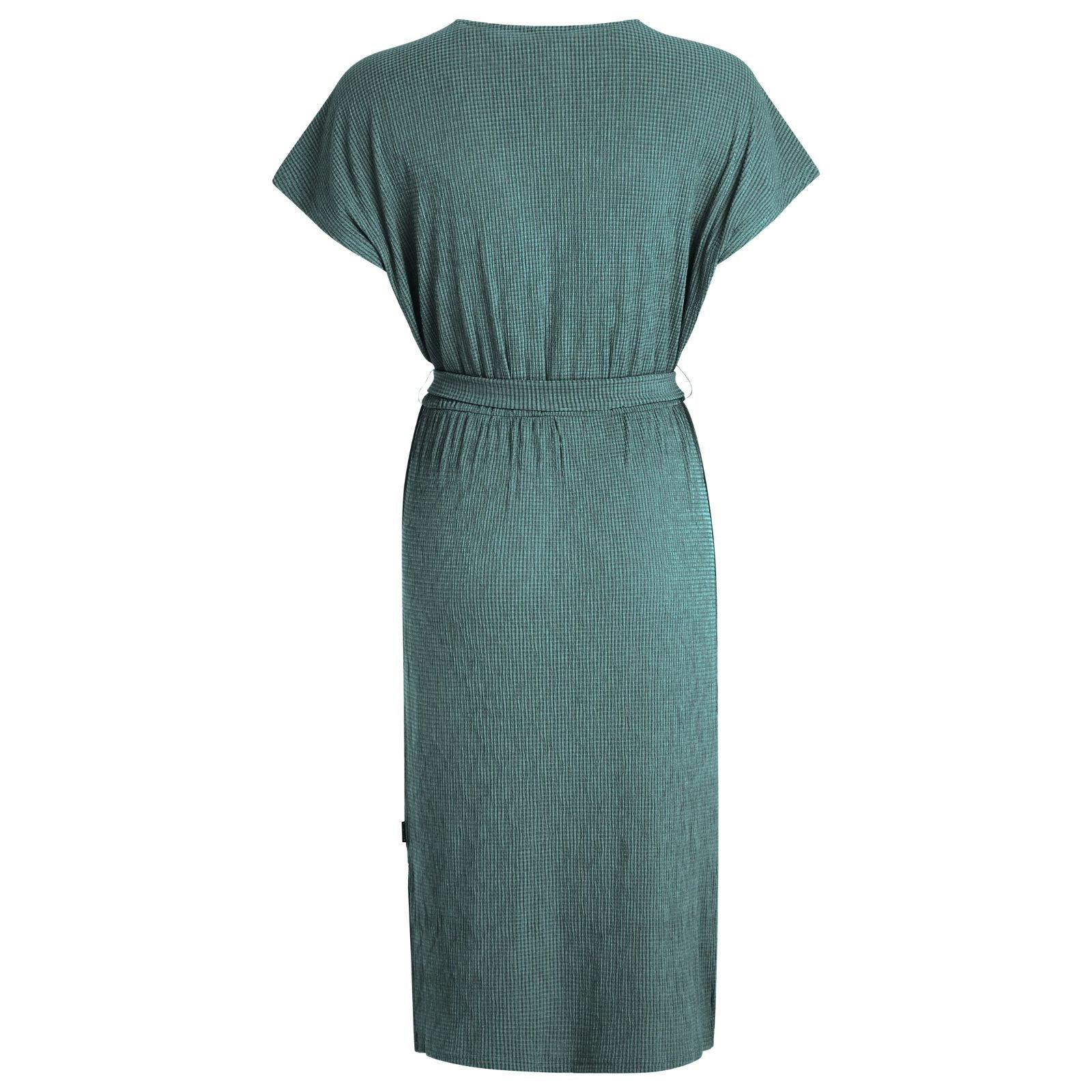 Laurelgreen v-hals split jurk Nadia - Capuchon Fashion
