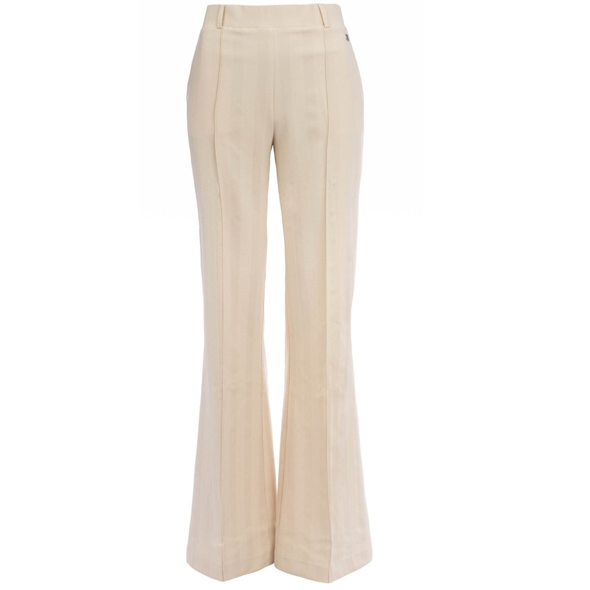 Lichtbeige structure pantalon Alex Ramsey - Capuchon Fashion