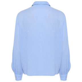 Lichtblauw shirt Alba - Capuchon Fashion