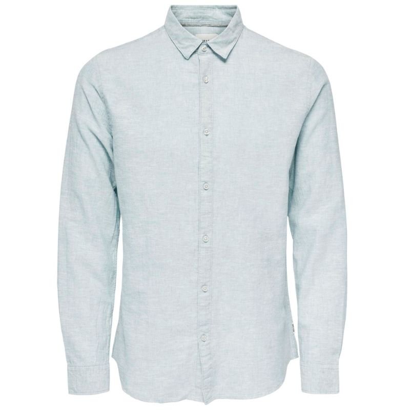 Lichtblauw shirt Caiden - Capuchon Fashion