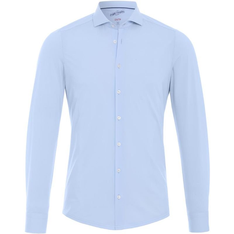 Lichtblauw shirt Functional - Capuchon Fashion