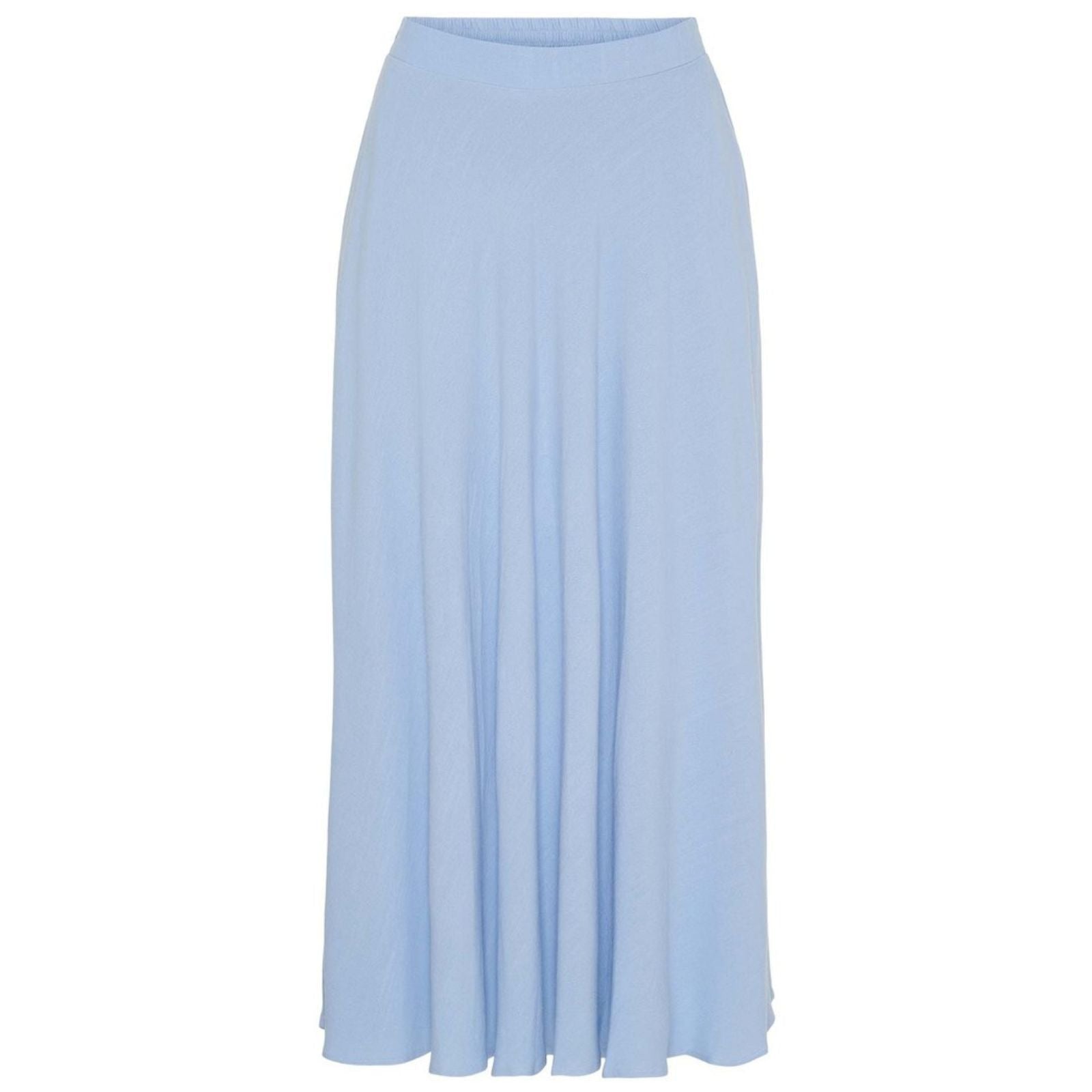 Lichtblauwe linnen rok Pearl Wide - Capuchon Fashion