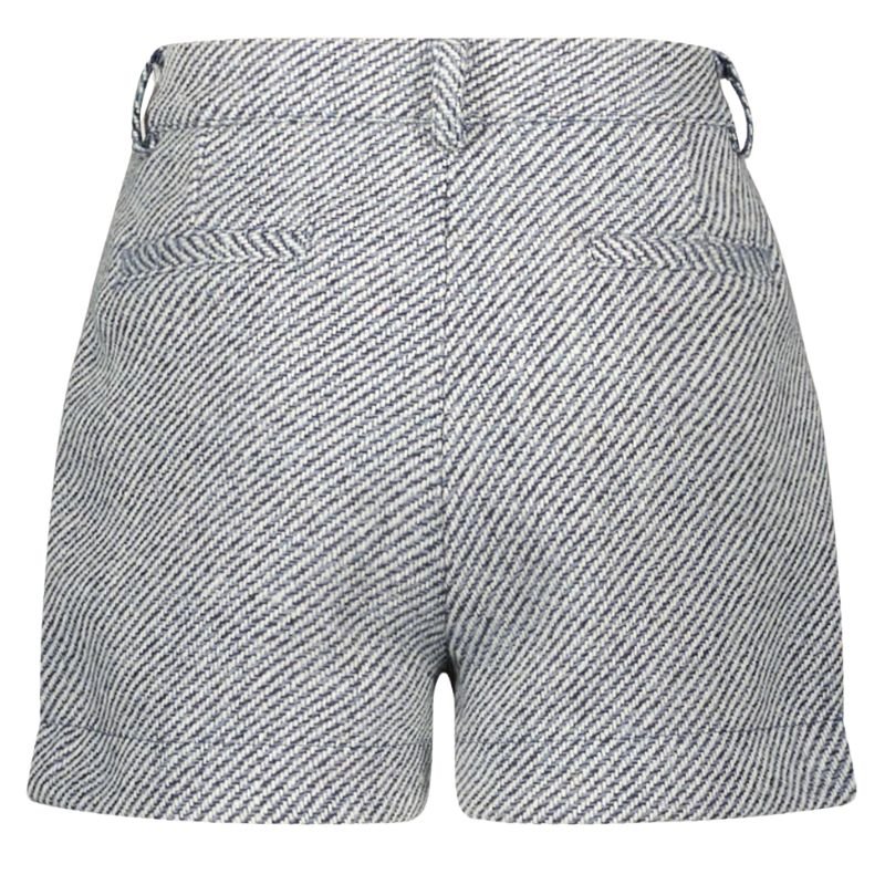 Lichtblauwe plooien short Febe - Capuchon Fashion