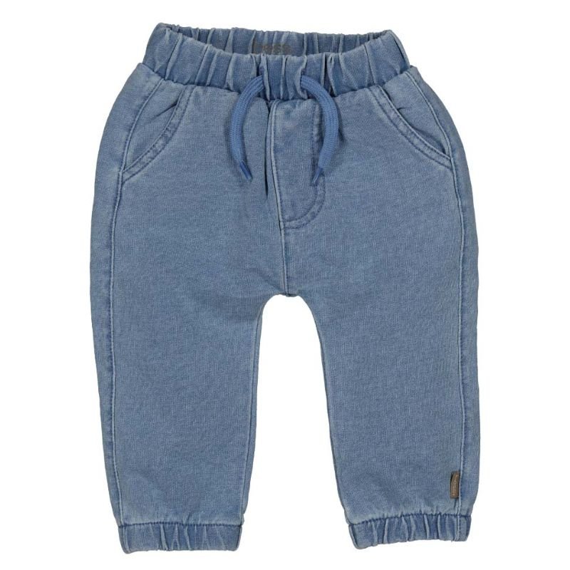 Lichtblauwe pocket broek Jog Denim - Capuchon Fashion