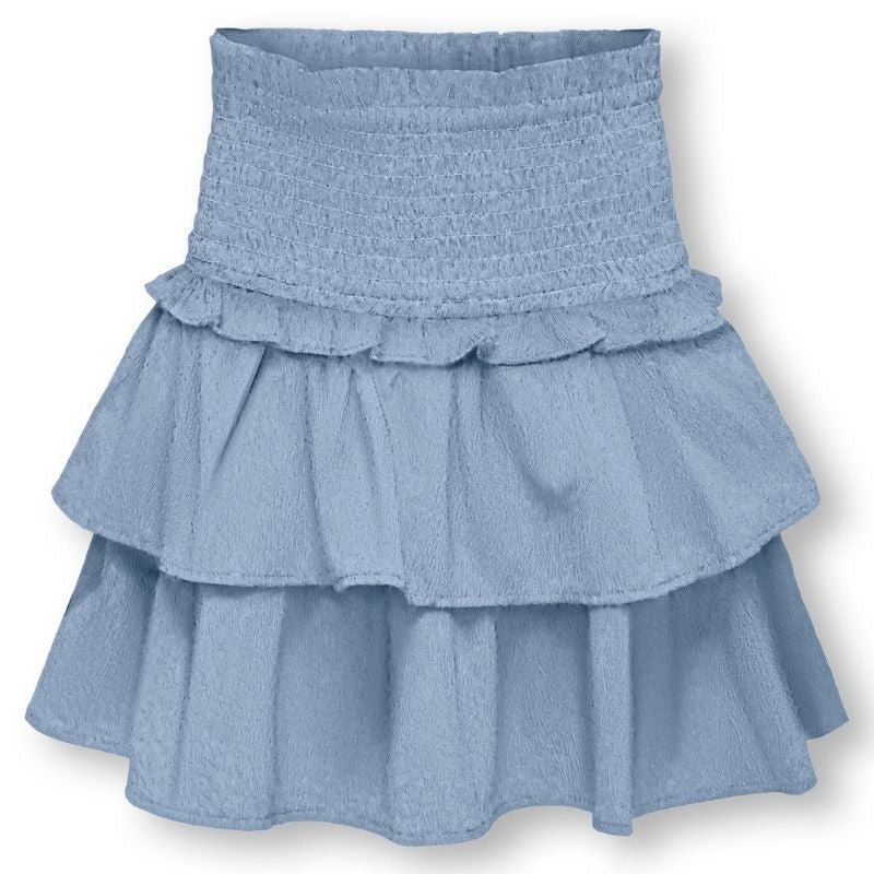 Lichtblauwe smock skort Ida Amanda - Capuchon Fashion