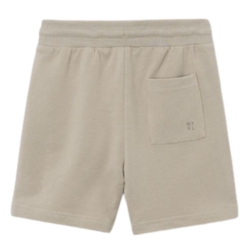 Lichtbruine basic fleece short 611 - Capuchon Fashion